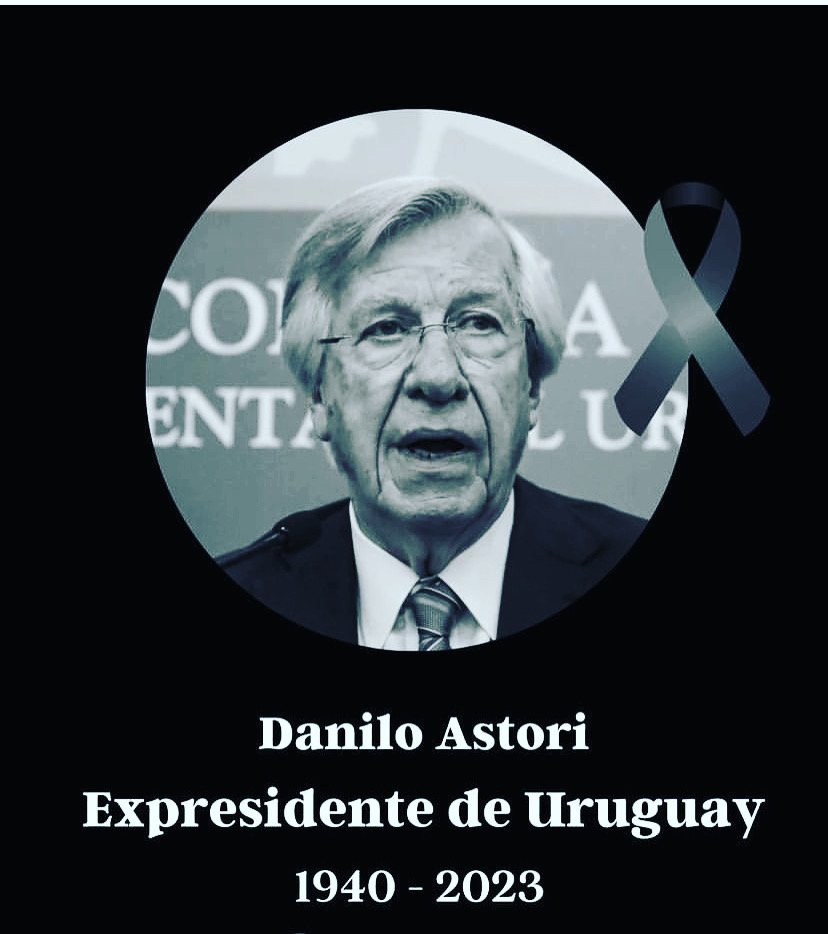 Muere expresidente uruguayo Danilo Astori quien ocupo cargo en período 2010-2015